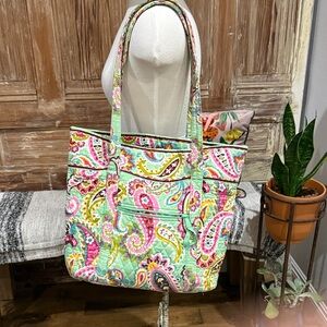 Vera Bradley Multicolor Paisley Tote